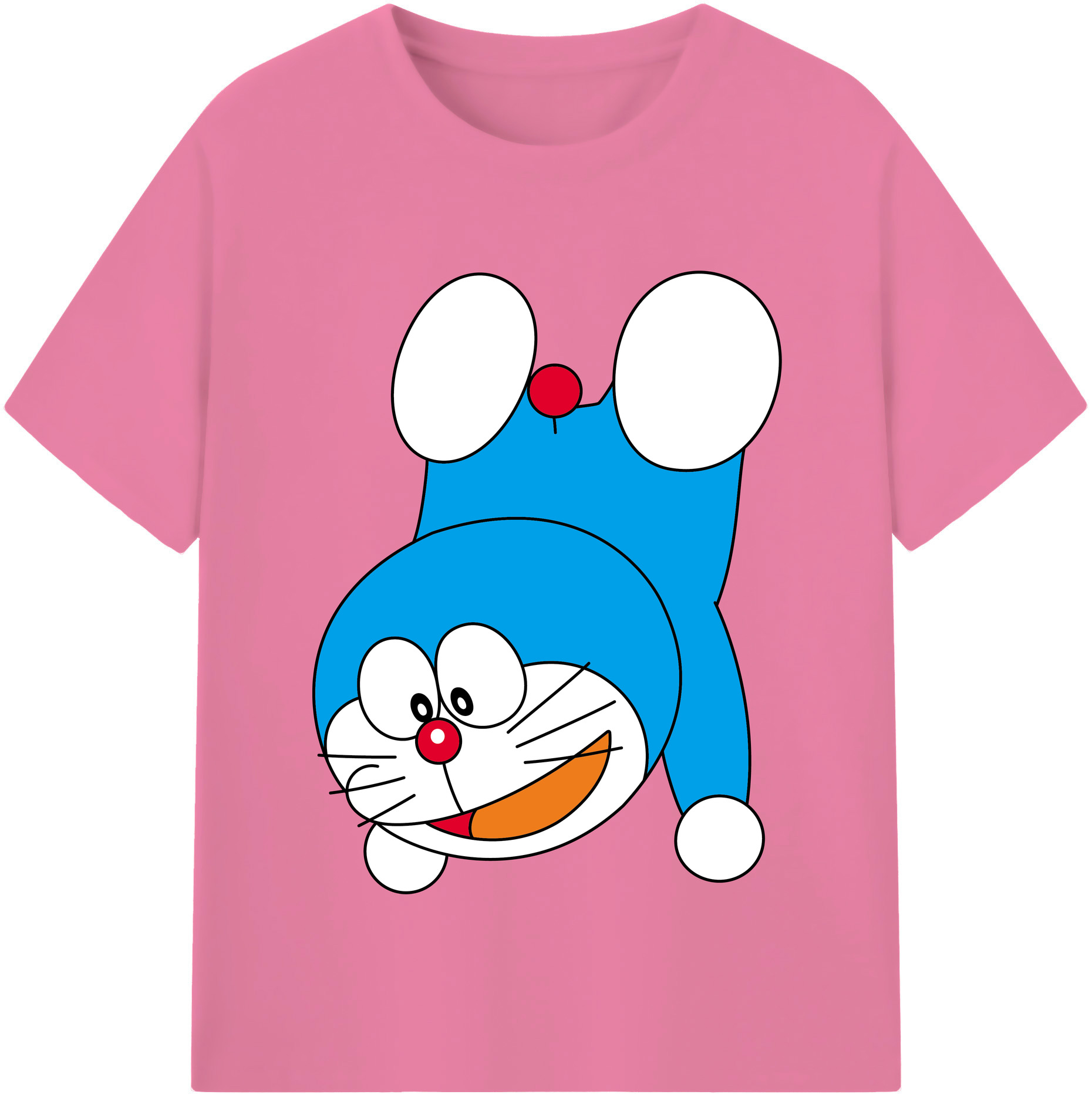 （画像用） ドラえもん Doraemon 綿100％半袖Tシャツ（フロントプリント）